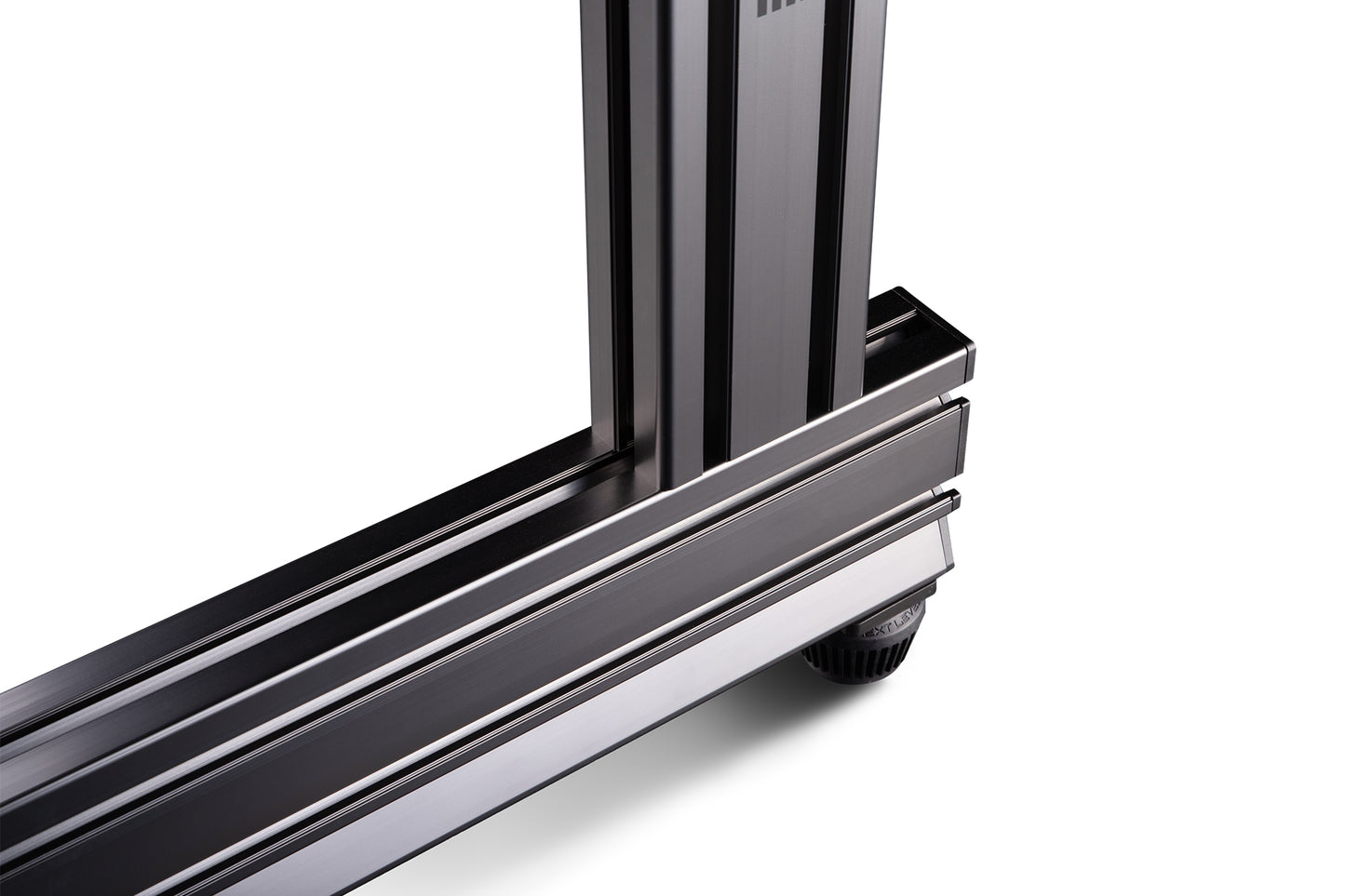 Elite Freestanding Single Monitor Stand Carbon Grey