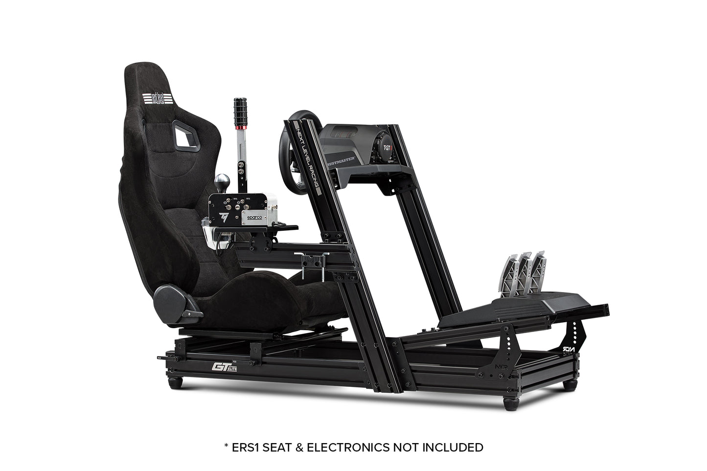 GTElite Aluminium Simulator Cockpit - Wheel Plate Edition