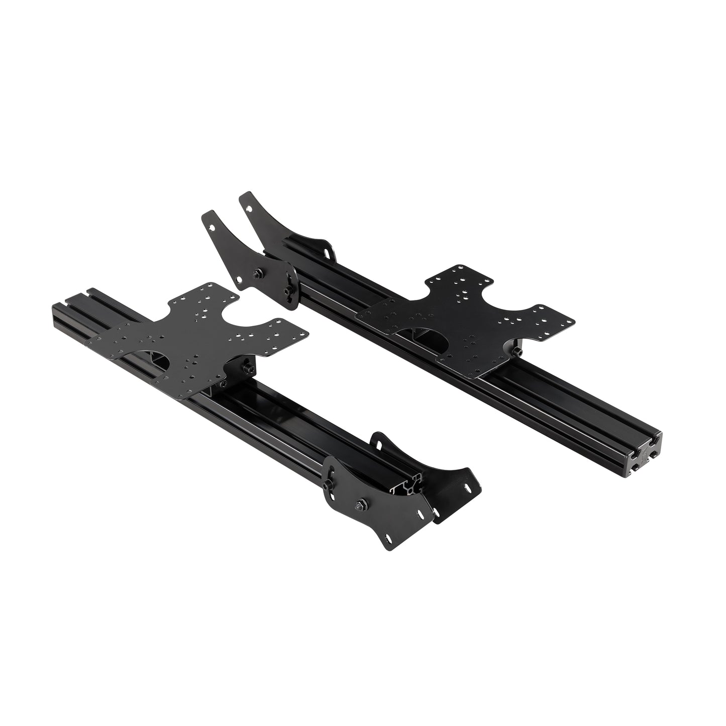 Elite Free Standing Monitor Stand Triple Add on - Black Edition