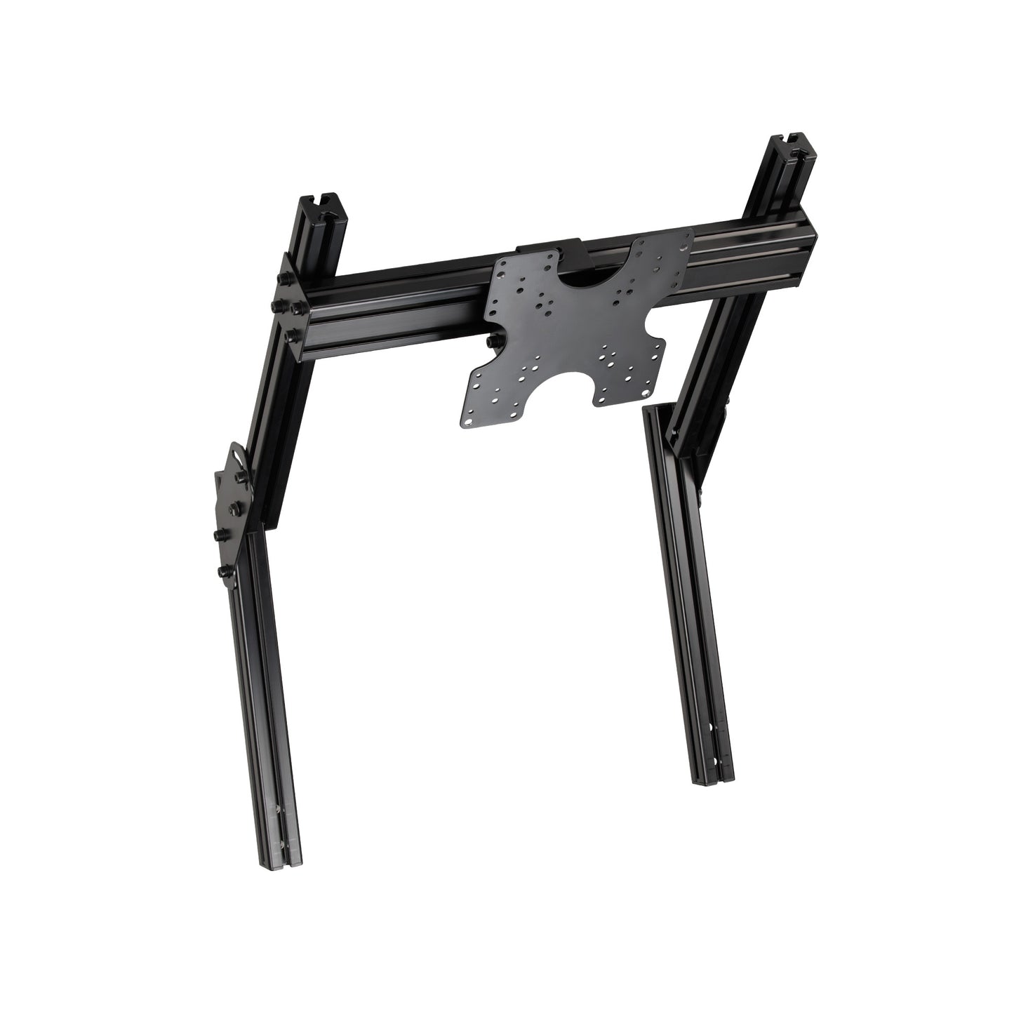 Elite Free Standing Monitor Stand Quad Add-on - Black Edition