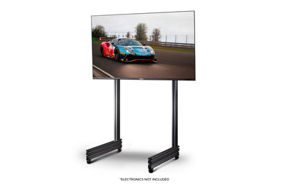 Elite Freestanding Single Monitor Stand Carbon Grey