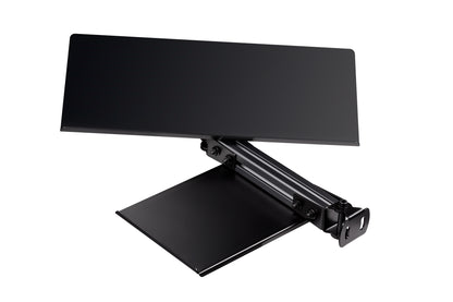 F-GT Elite Keyboard and Mouse Tray Carbon Grey