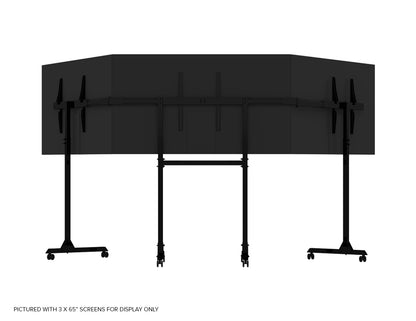 Free Standing Triple Monitor Stand