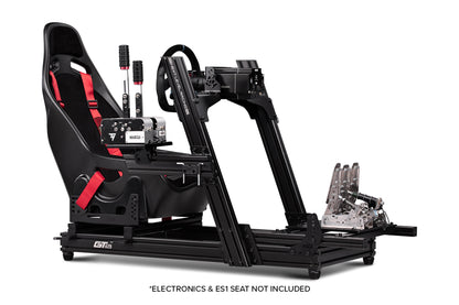 GTElite Aluminium Simulator Cockpit - Front and Side Mount Edition
