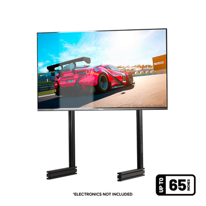 Elite Free Standing Single Monitor Stand - Black Edition