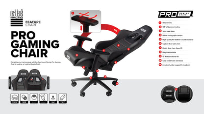 Pro Gaming Chair Leather & Suede Edition